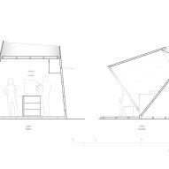 Section of Kurasu Pop-up by Atelier L