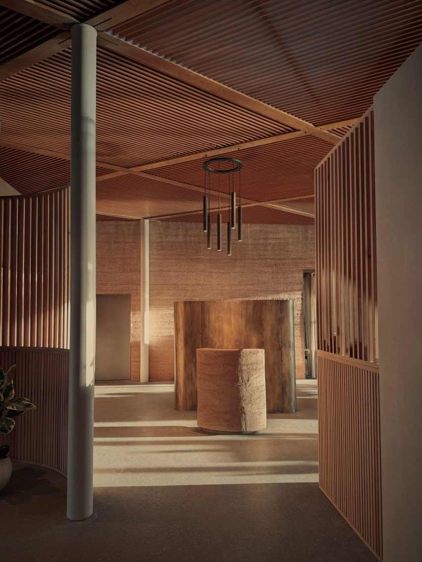 Spa interior in Iceland