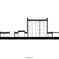 Section of Malmi Mortuary and Farewell Spaces by Verstas Architects
