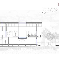Section of The House of Quiet Raga by Otlo Studio