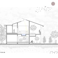 Section of The House of Quiet Raga by Otlo Studio