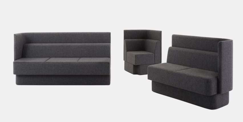 Pullman modular seating system by NaughtOne