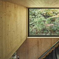 Charred log cabin by Mimosa Architects