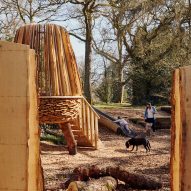 Silk Wood Playscape at Westonbirt Arboretum by Pearce+, Invisible Studio and Lean Structures