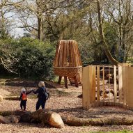Silk Wood Playscape at Westonbirt Arboretum by Pearce+, Invisible Studio and Lean Structures