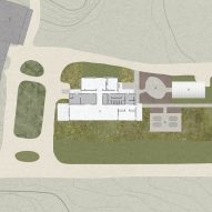 Site plan of the Smith Center for Education and Research in Maine by Opal