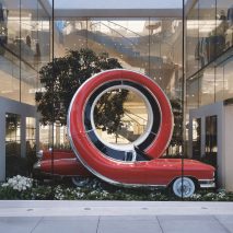 Dior window displays by Alex Chinneck
