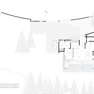 Plan of Summer Home by Mindspark Architects