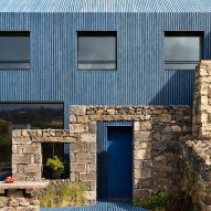 The Blue House Atelier Backlar stone ruins