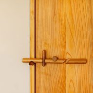 The Blue House Atelier Backlar timber door detail