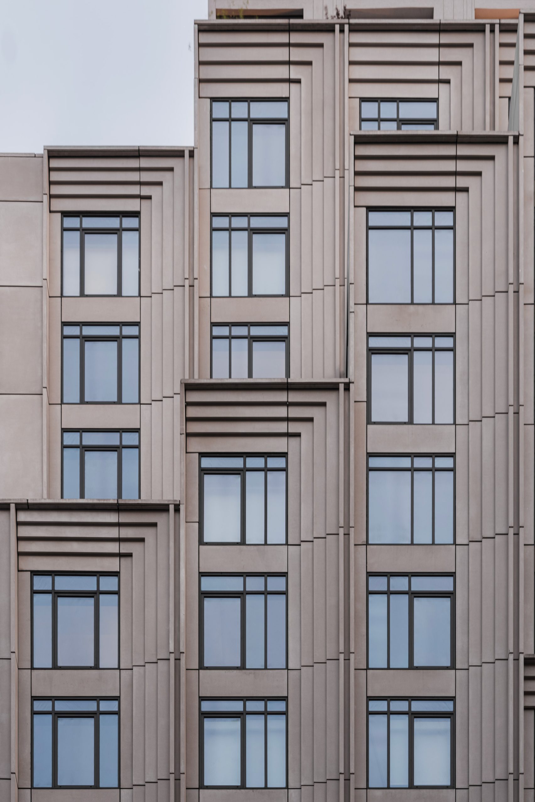 Cladding In Construction ODA clads Manhattan condo building in chamfered limestone