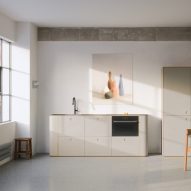 Tiny Kitchen Green Line by Neuvermoebelt