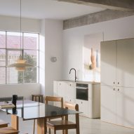 Tiny Kitchen Green Line by Neuvermoebelt among new products on Dezeen Showroom