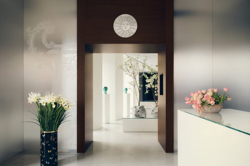 Interior of Fornasetti store