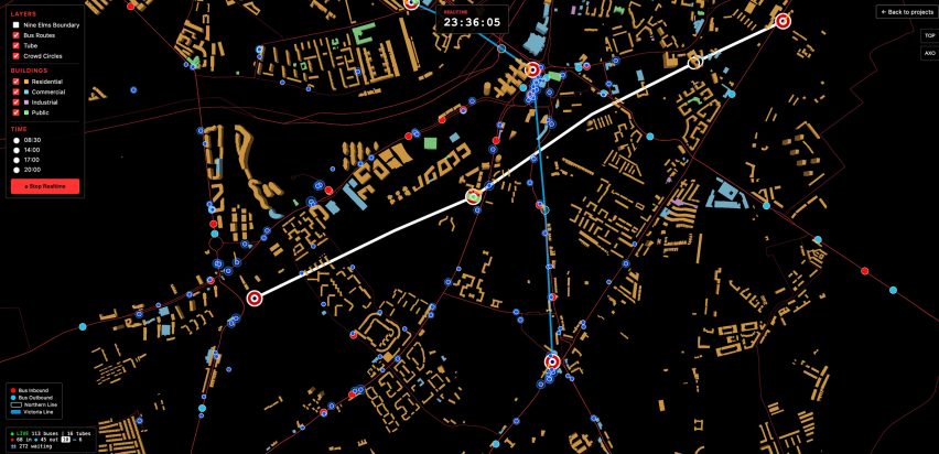 Live interactive map