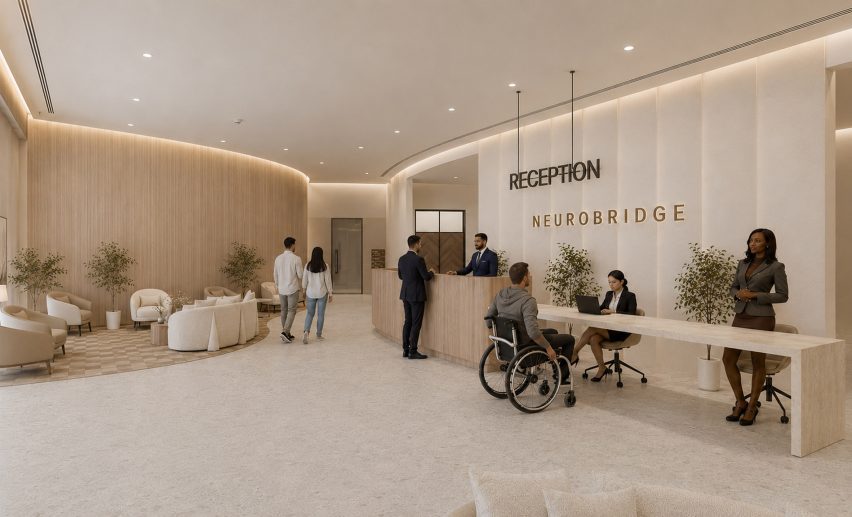 Render of an autism hub