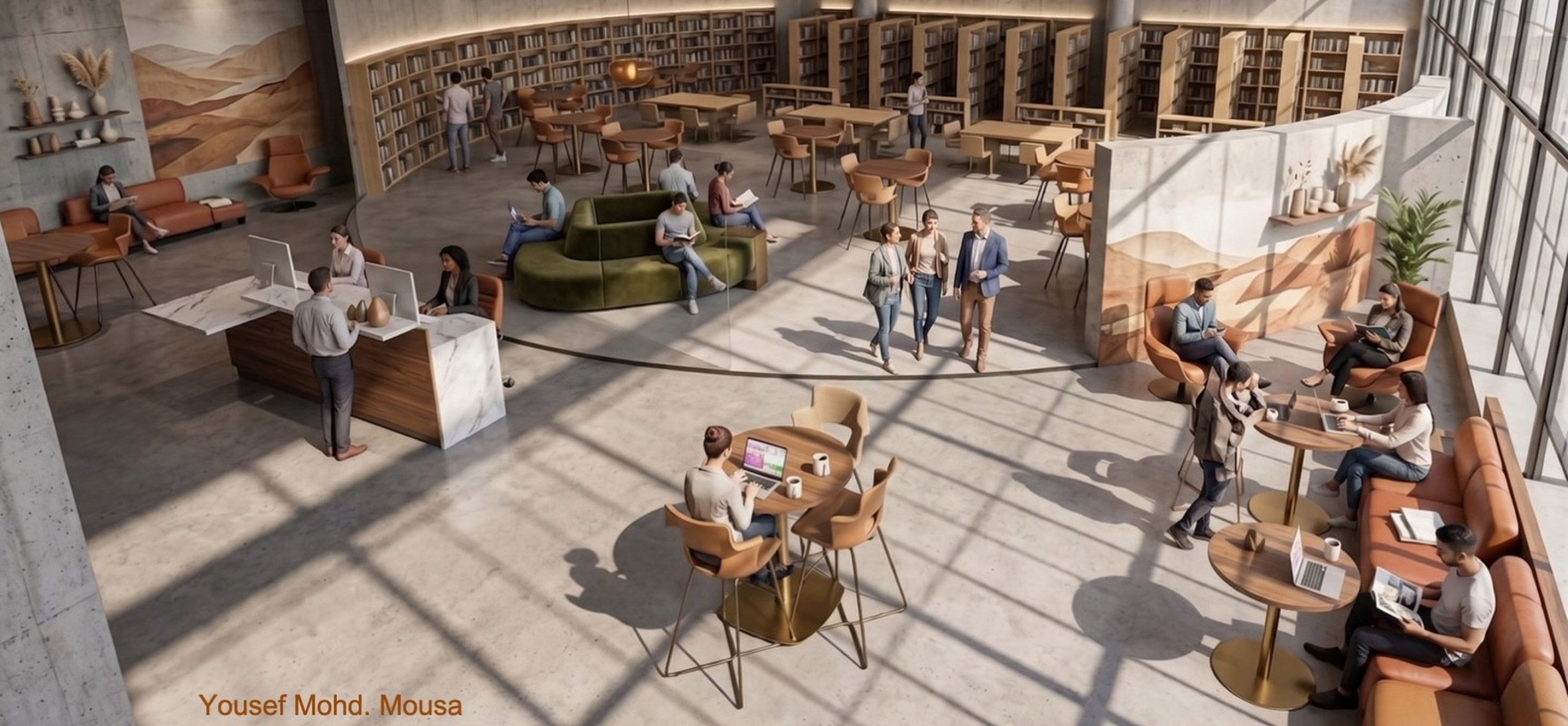 Render of a cultural centre