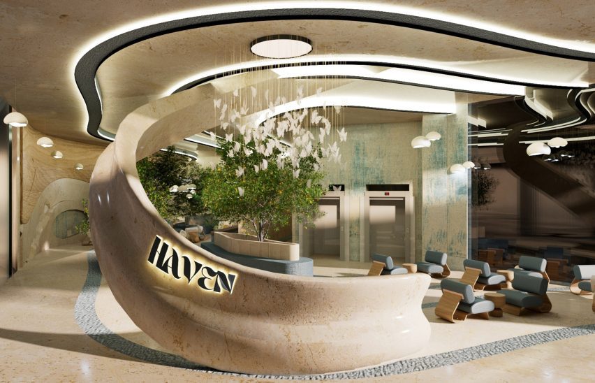 Render of a mental health clinic