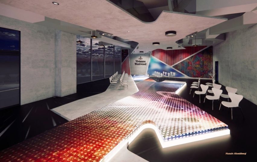 Render ofa Vivienne Westwood office