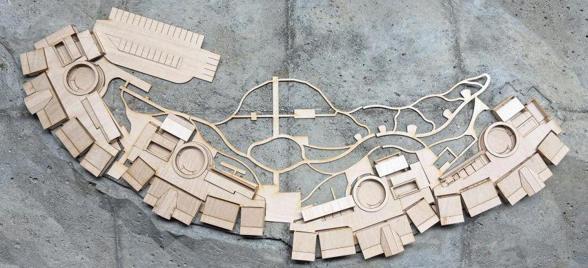 Photo of a model of a care centre