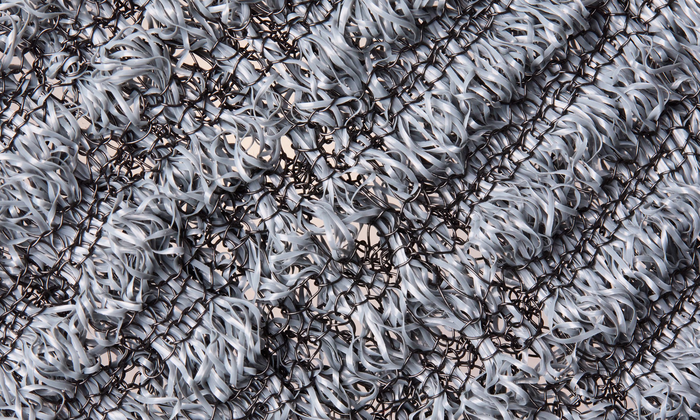 Magnified image of a woven fabric.
