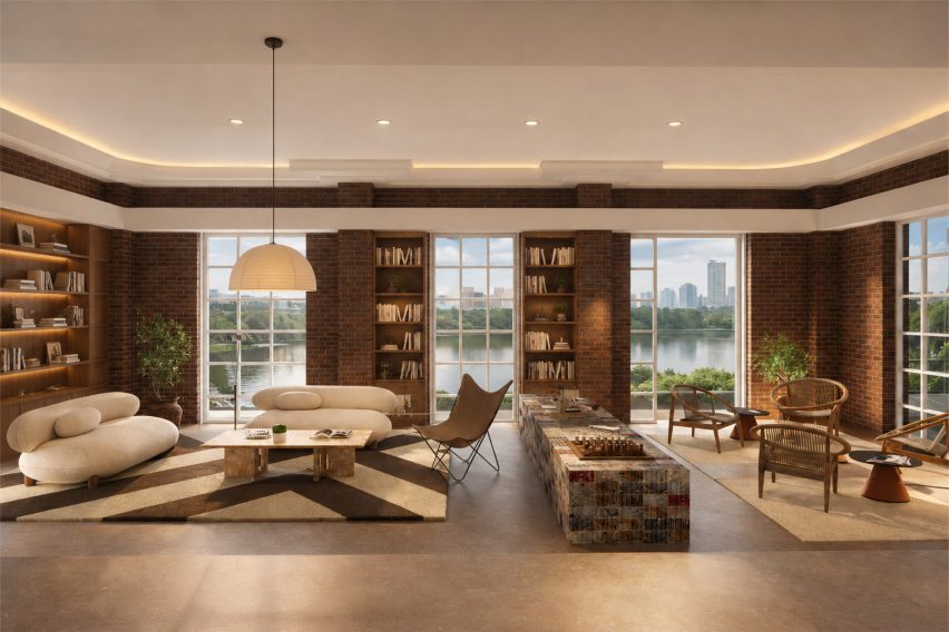 Render of an eco wellness hotel