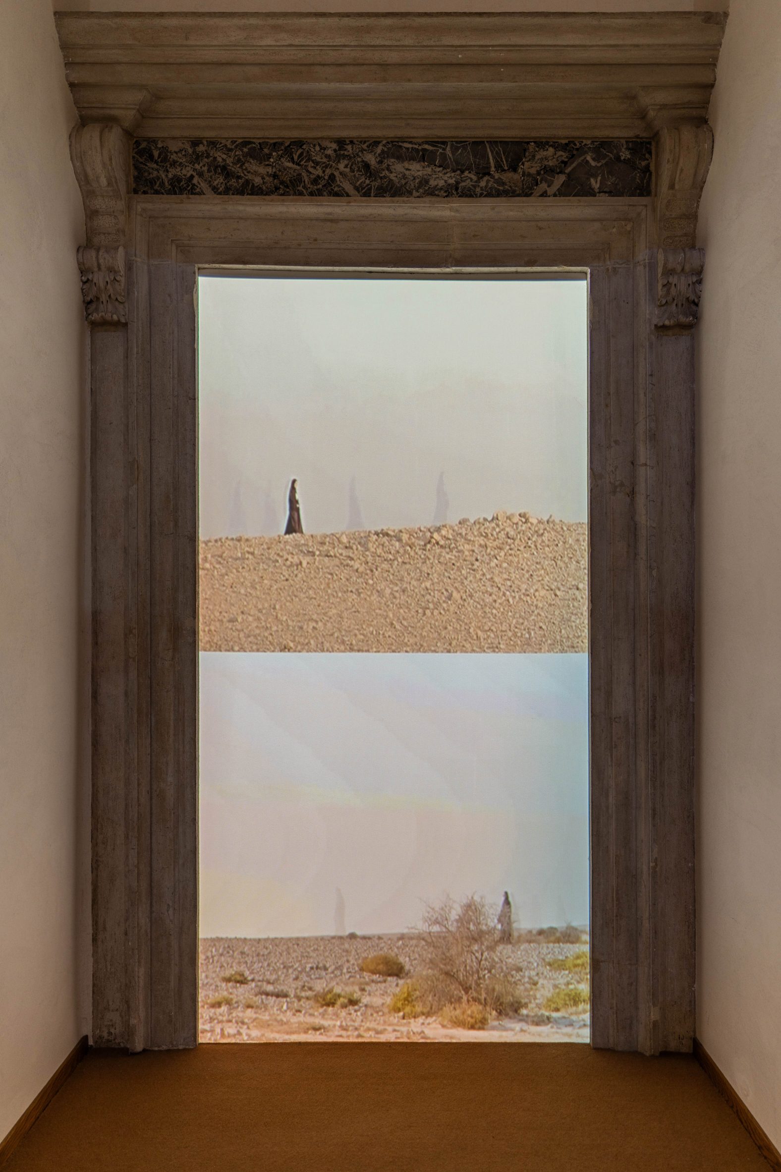 Photo of a projected installation