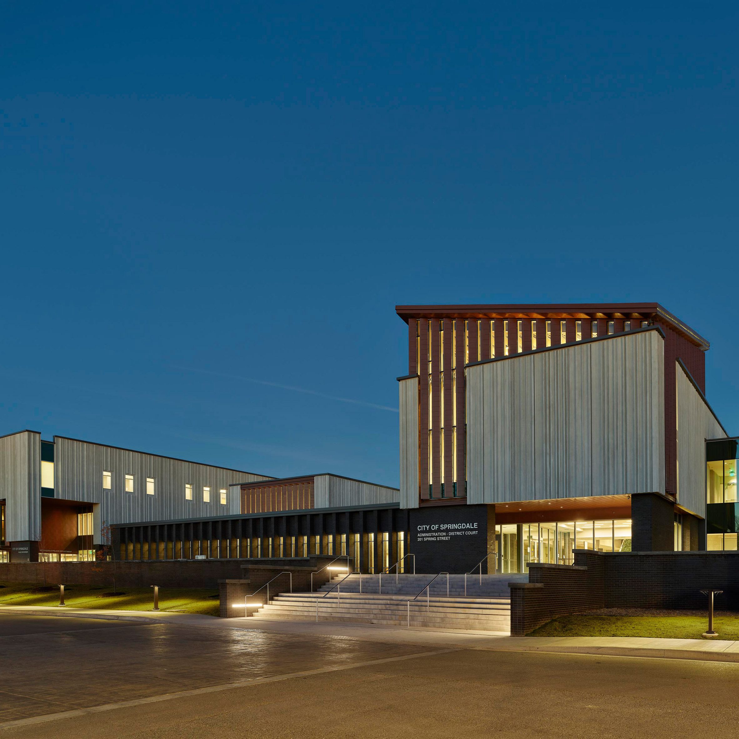 The Springdale Municipal Campus, by Duvall Decker Architects, Springdale, Arkansas, 2023