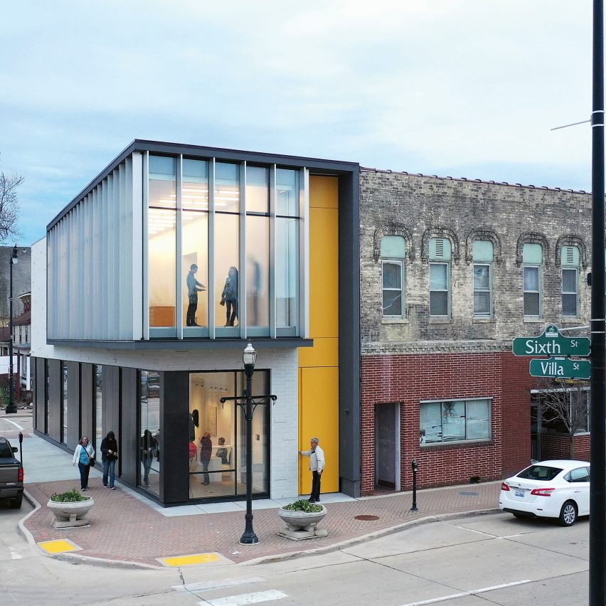 Gallery and Studio, by Johnsen Schmaling Architects, Racine, Wisconsin, 2019