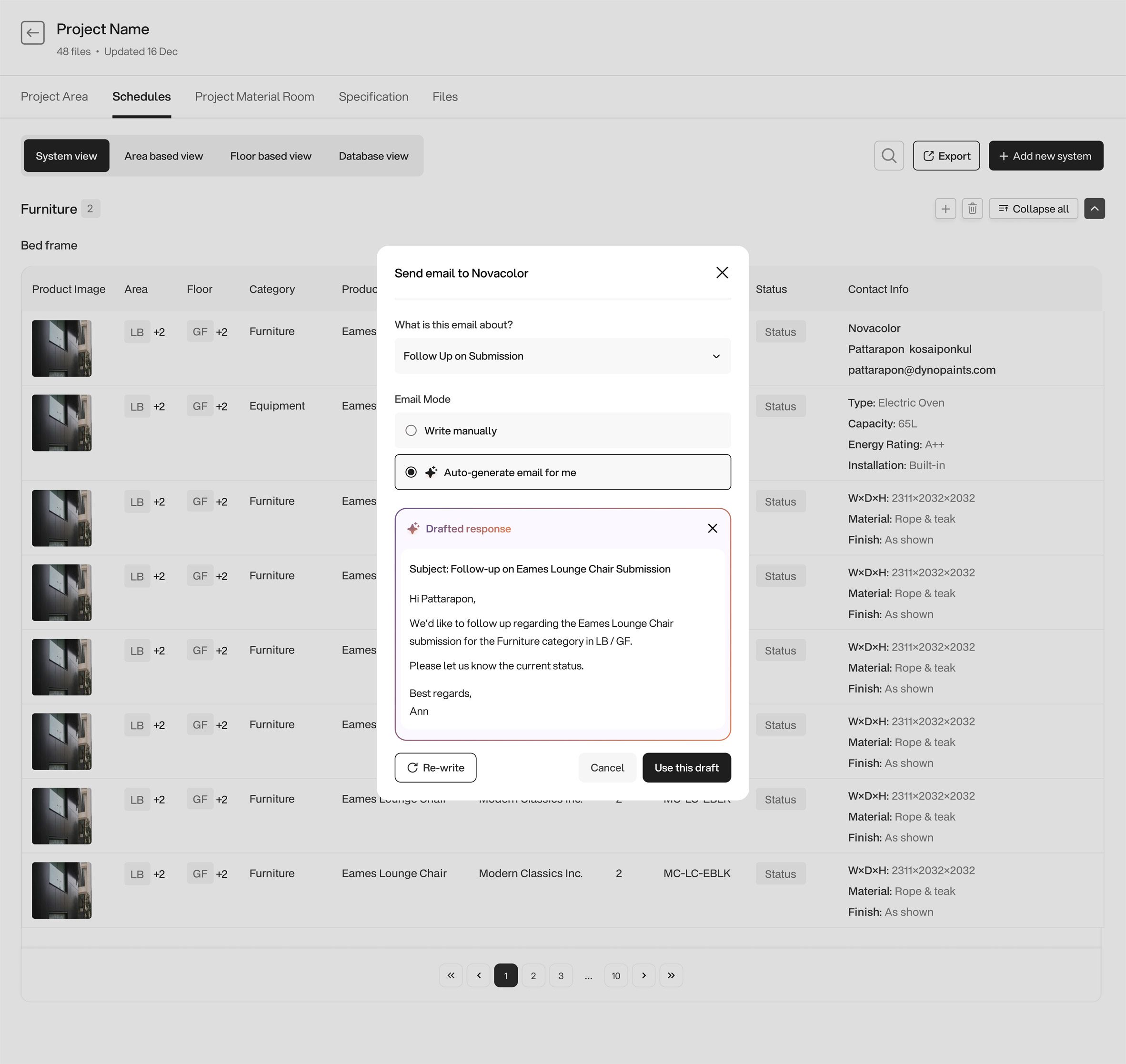 Avoice platform screenshot