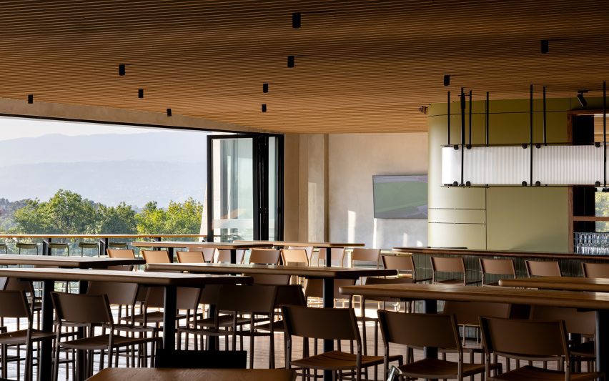 Azteca Stadium lounge with terrace