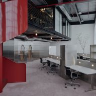Retrofuturistic office by Charlap Hyman & Herrero