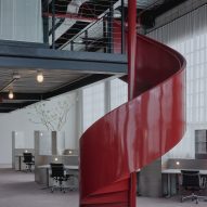 Retrofuturistic office by Charlap Hyman & Herrero