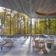 Swimming pool at a guest house in New York