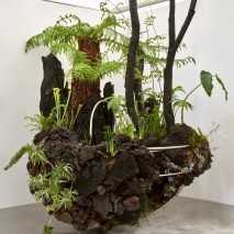 Of-A reimagines gardens as "geological and futuristic" objects