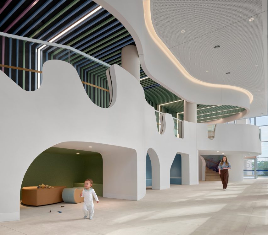 Billard Leece Partnership Children&rsquo;s Hospital Sydney curved form