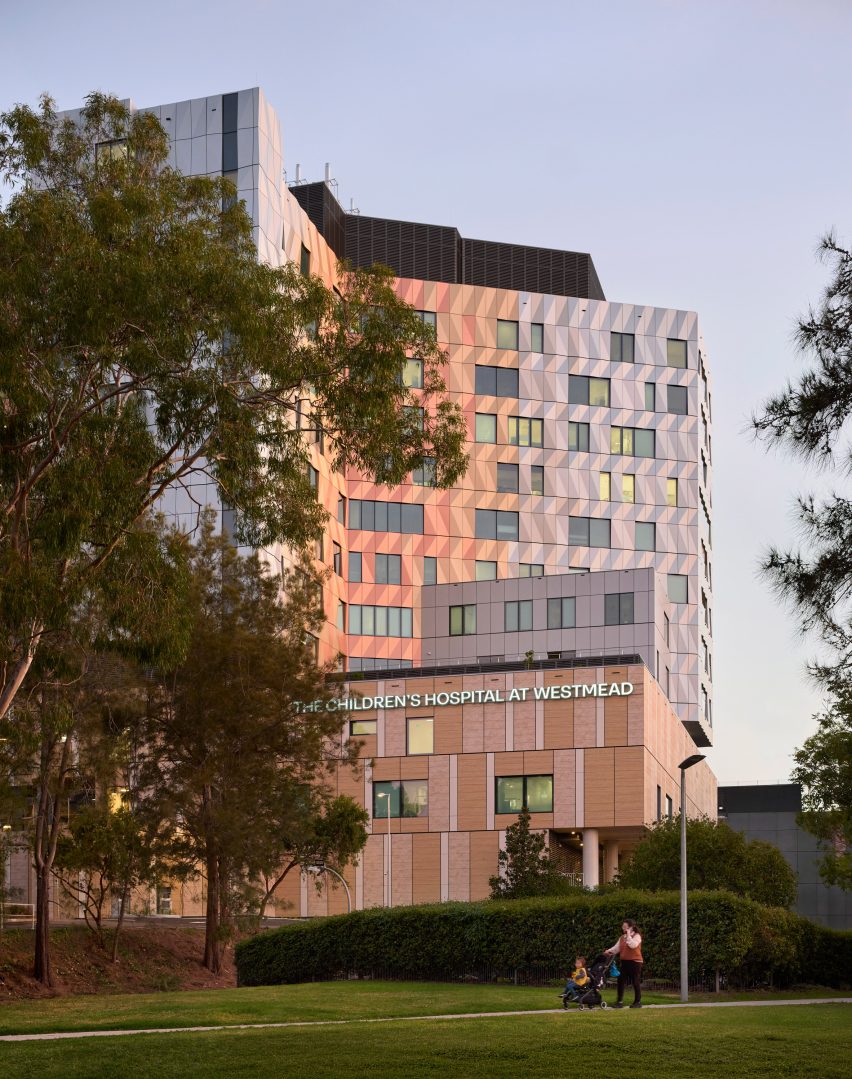 Billard Leece Partnership Children&rsquo;s Hospital Sydney geometric facade