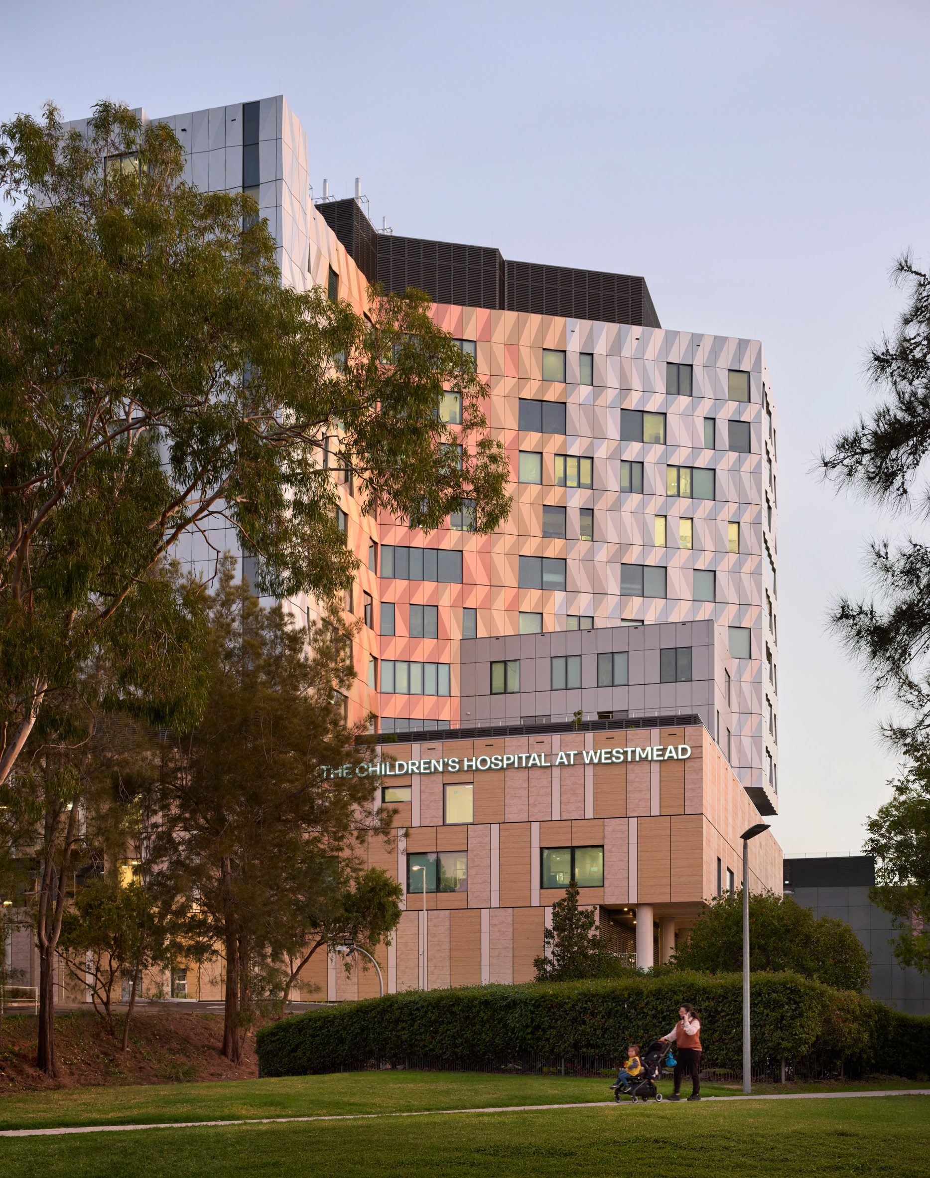 Billard Leece Partnership Children’s Hospital Sydney geometric facade