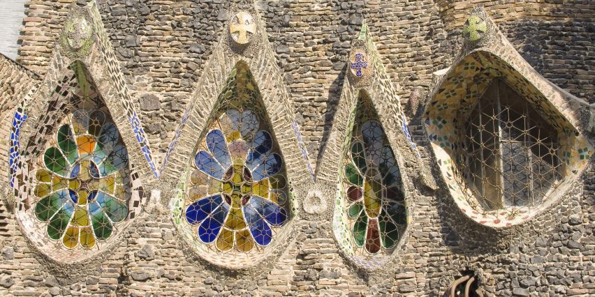 Stained glass windows by Gaudí