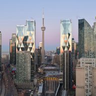 WilkinsonEyre completes Toronto skyscrapers linked by elevated park