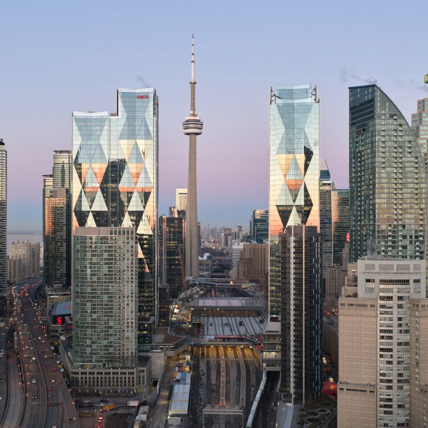 WilkinsonEyre completes Toronto skyscrapers linked by elevated park WilkinsonEyre completes Toronto skyscrapers linked by elevated park
