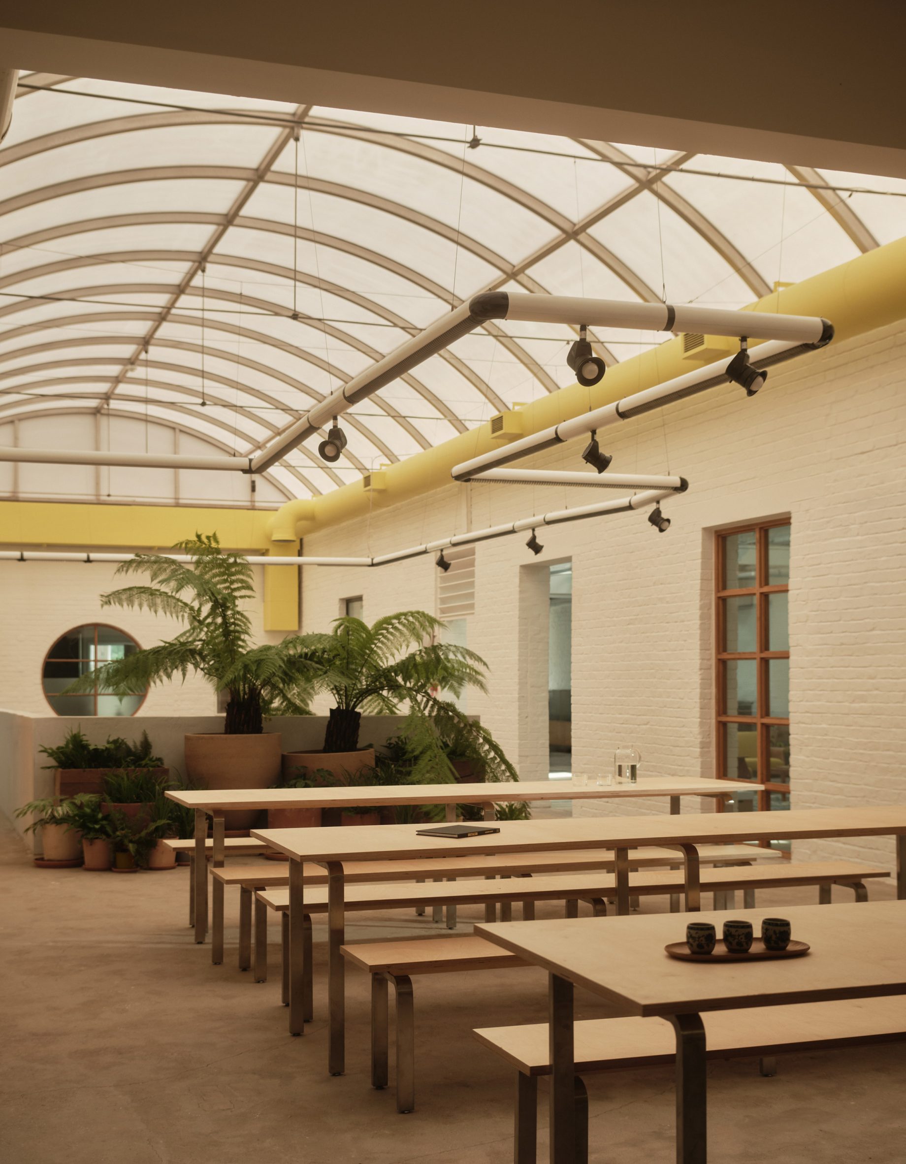 Communal dining area in Cubitts headquarters