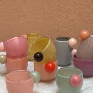 Helle Mardahl contributed her colourful glassware