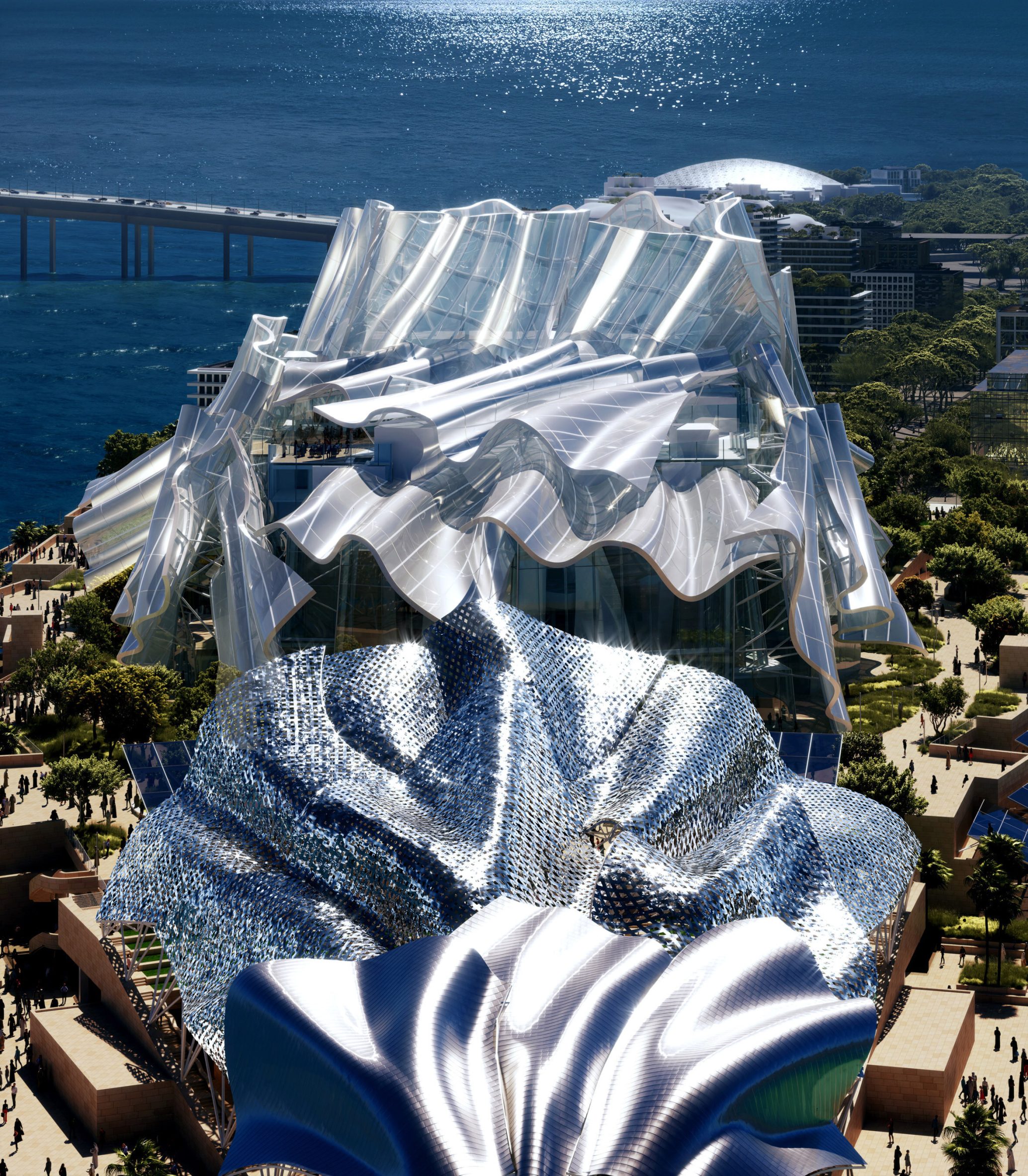 Abu Dhabi reveals plans for Frank Gehry-designed performing arts venue — 靈感參考圖片 2