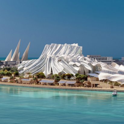 Abu Dhabi arts centre by Frank Gehry