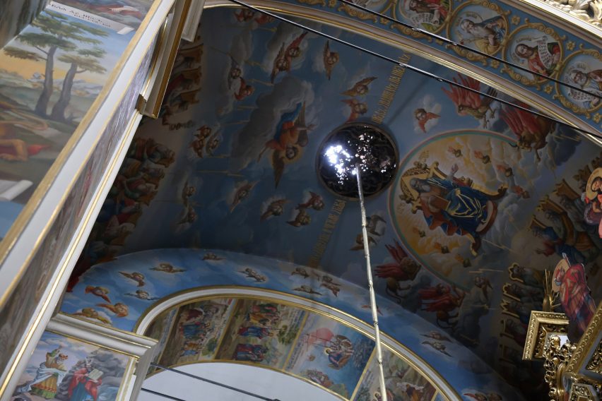 Interior of UNESCO-listed cathedral in Kyiv