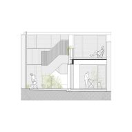 Section of PH Gainza by Estudio Futuro