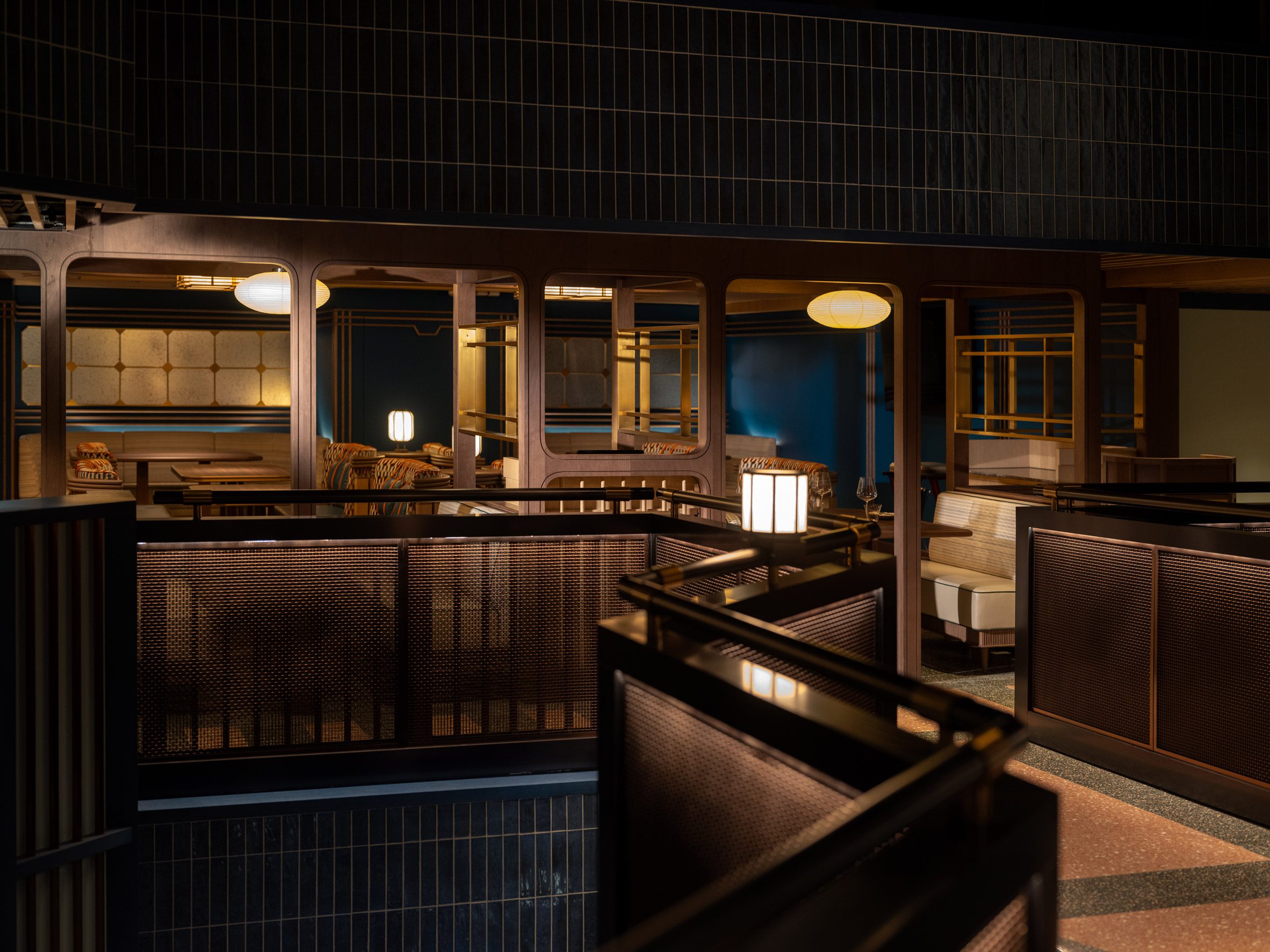 Genso restaurant at Hong Kong's Sha Tin Racecourse, designed by Joyce Wang Studio