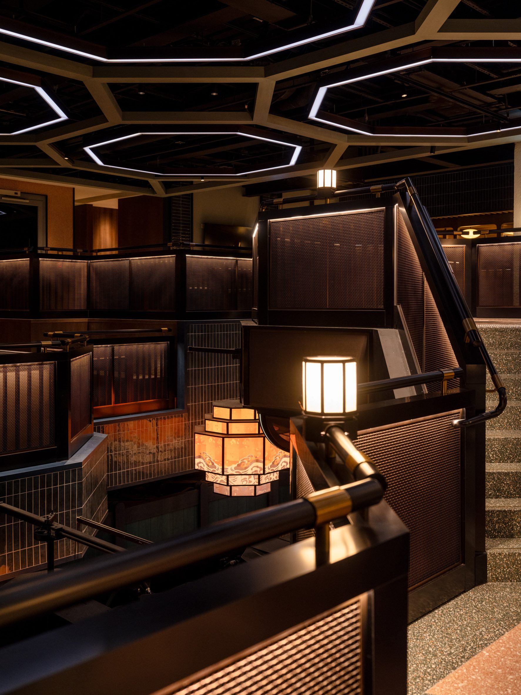 Genso restaurant at Hong Kong's Sha Tin Racecourse, designed by Joyce Wang Studio