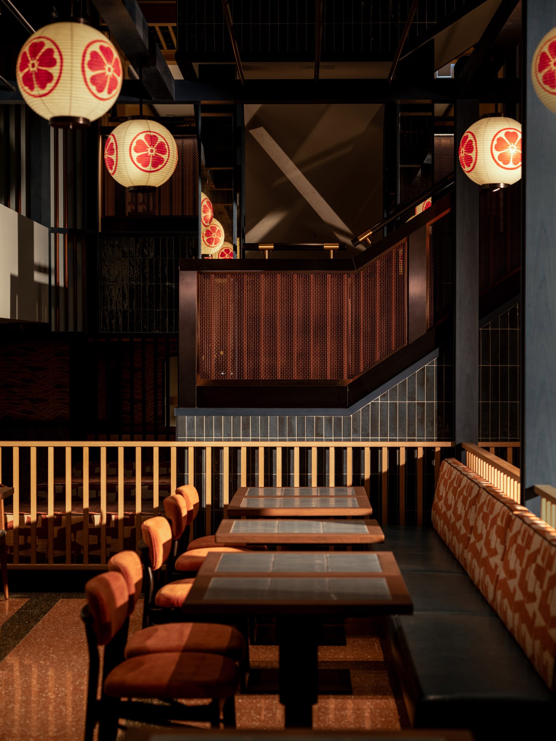 Genso restaurant at Hong Kong's Sha Tin Racecourse, designed by Joyce Wang Studio